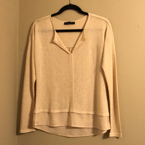 Sanctuary Cream Sweater Blouse - Picture 2 of 5